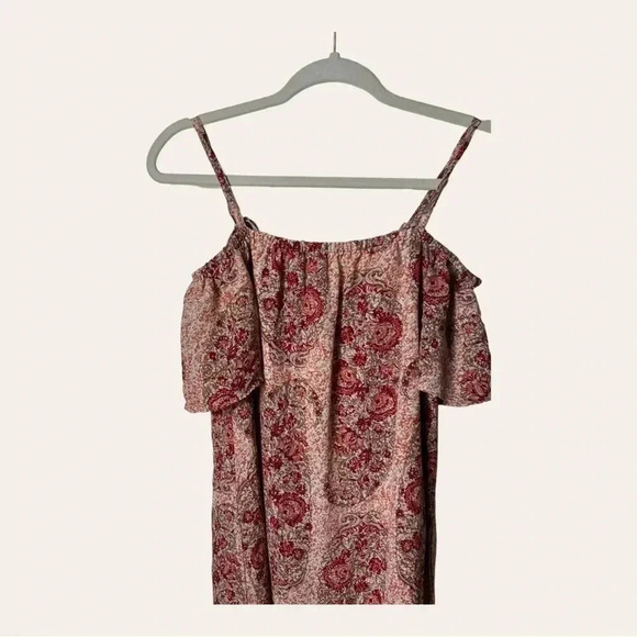 0293. MADEWELL WATERCOLOR‎ PAISLEY FLORAL DRESS SIZE XSMALL - Picture 3 of 12